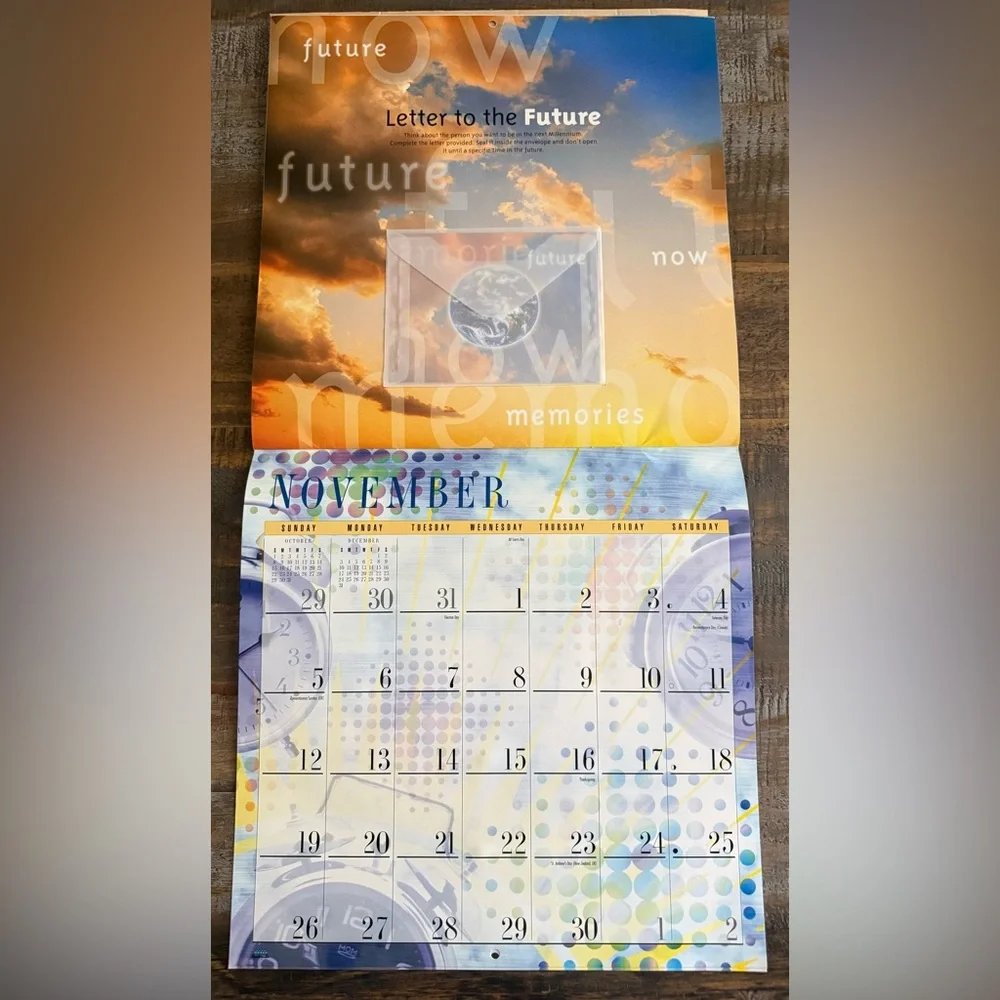 Vintage 2020 Millennium Scrapbook Calendar